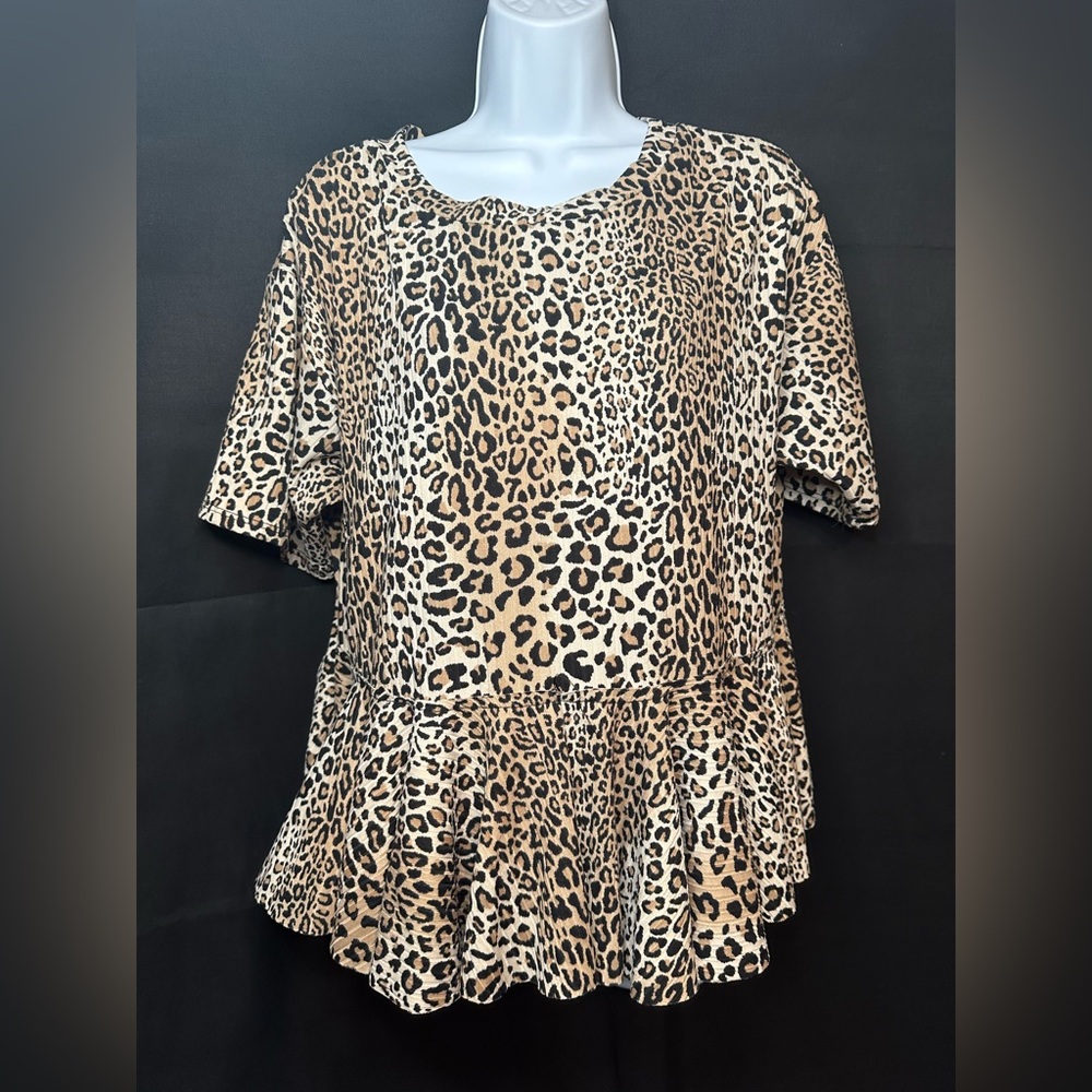 ADORA Leopard Print Blouse